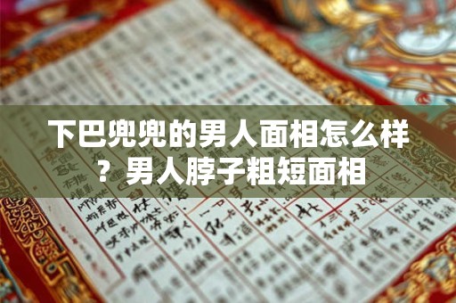 下巴兜兜的男人面相怎么样？男人脖子粗短面相