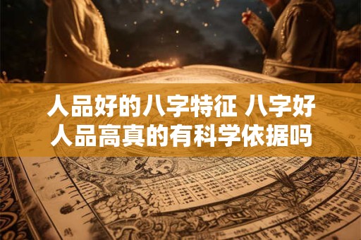 人品好的八字特征 八字好人品高真的有科学依据吗 人品好的八字特征 八字好人品高真的有科学依据吗
