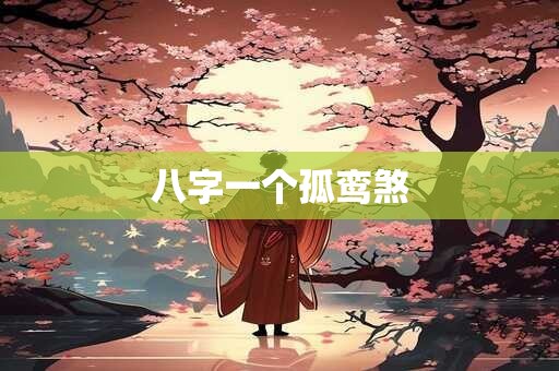 八字一个孤鸾煞