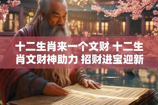 十二生肖来一个文财 十二生肖文财神助力 招财进宝迎新年! 十二生肖来一个文财 十二生肖文财神助力 招财进宝迎新年!