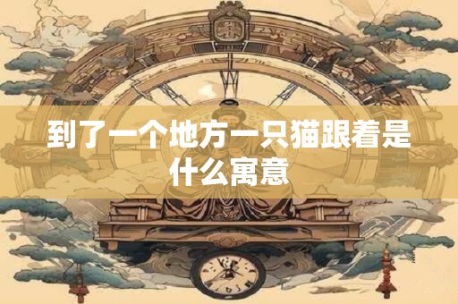 到了一个地方一只猫跟着是什么寓意