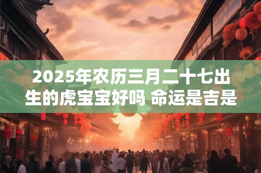 2025年农历三月二十七出生的虎宝宝好吗 命运是吉是凶