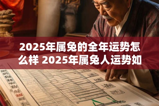 2025年属兔的全年运势怎么样 2025年属兔人运势如何