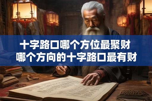 十字路口哪个方位最聚财 哪个方向的十字路口最有财运