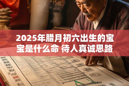 2025年腊月初六出生的宝宝是什么命 待人真诚思路清晰 2025年腊月初六出生的宝宝是什么命 待人真诚思路清晰