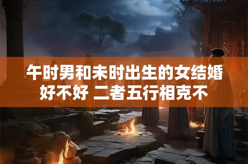 午时男和未时出生的女结婚好不好 二者五行相克不