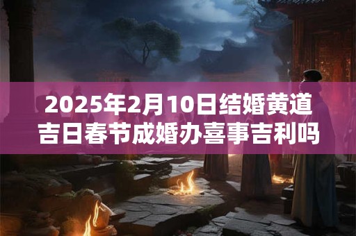 2025年2月10日结婚黄道吉日春节成婚办喜事吉利吗