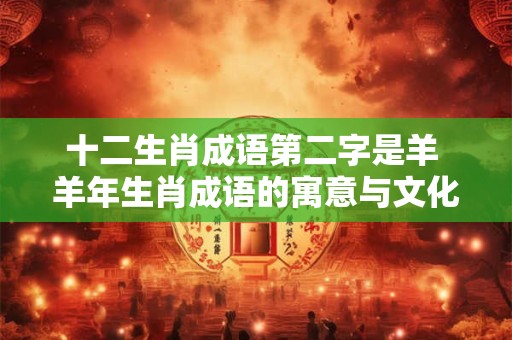 十二生肖成语第二字是羊 羊年生肖成语的寓意与文化内涵