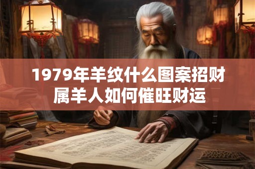 1979年羊纹什么图案招财 属羊人如何催旺财运