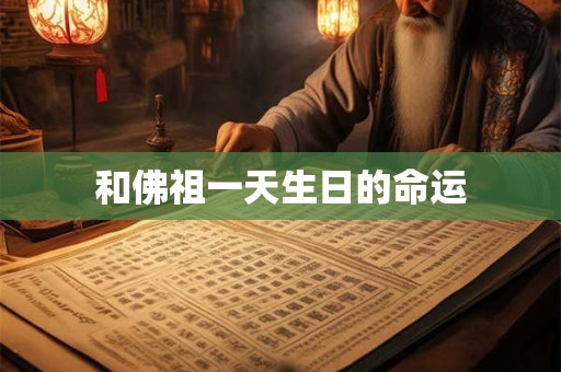 和佛祖一天生日的命运
