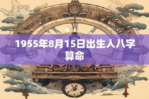 1955年8月15日出生人八字算命
