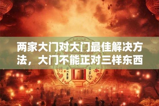 两家大门对大门最佳解决方法,大门不能正对三样东西 两家大门对大门最佳解决方法,大门不能正对三样东西