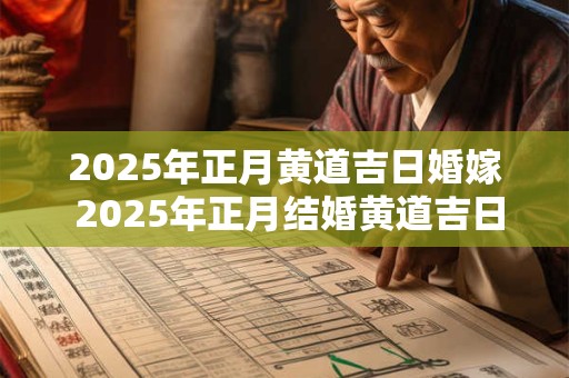 2026年正月黄道吉日婚嫁 2026年正月结婚黄道吉日查询