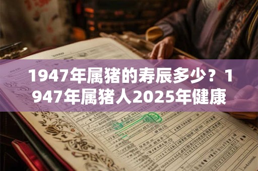 1947年属猪的寿辰多少？1947年属猪人2025年健康运势