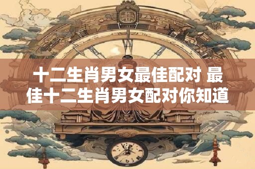 十二生肖男女最佳配对 最佳十二生肖男女配对你知道吗