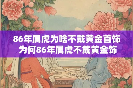 86年属虎为啥不戴黄金首饰 为何86年属虎不戴黄金饰品