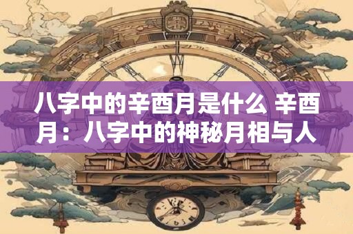 八字中的辛酉月是什么 辛酉月:八字中的神秘月相与人生运势 八字中的辛酉月是什么 辛酉月:八字中的神秘月相与人生运势