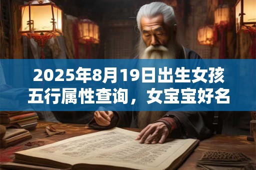2025年8月19日出生女孩五行属性查询，女宝宝好名字合集