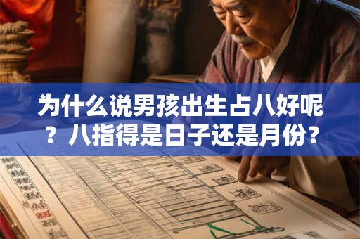 为什么说男孩出生占八好呢？八指得是日子还是月份？