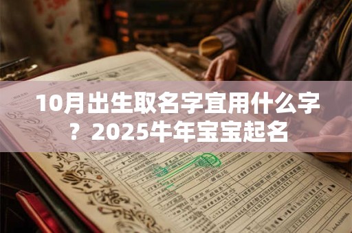 10月出生取名字宜用什么字?2025牛年宝宝起名 10月出生取名字宜用什么字?2025牛年宝宝起名