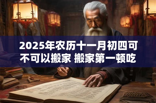 2025年农历十一月初四可不可以搬家 搬家第一顿吃什么