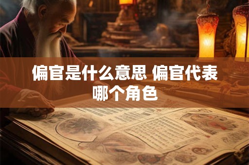 偏官是什么意思 偏官代表哪个角色