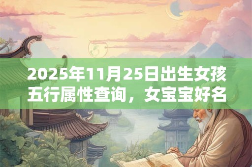2025年11月25日出生女孩五行属性查询，女宝宝好名字合集