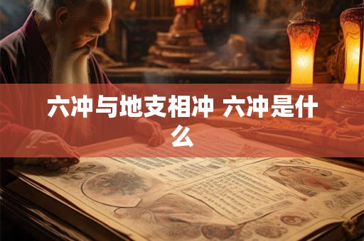 六冲与地支相冲 六冲是什么