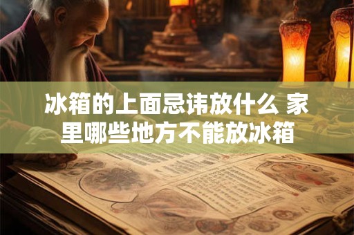 冰箱的上面忌讳放什么 家里哪些地方不能放冰箱
