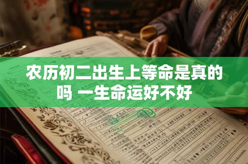 农历初二出生上等命是真的吗 一生命运好不好