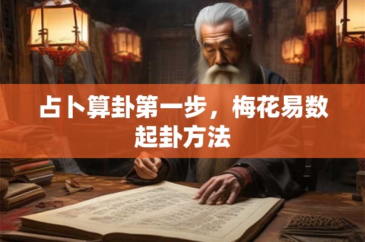 占卜算卦第一步，梅花易数起卦方法