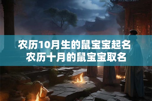 农历10月生的鼠宝宝起名 农历十月的鼠宝宝取名