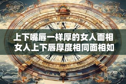 上下嘴唇一样厚的女人面相 女人上下唇厚度相同面相如何