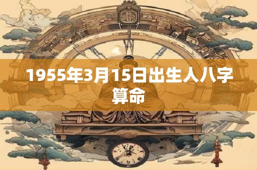1955年3月15日出生人八字算命