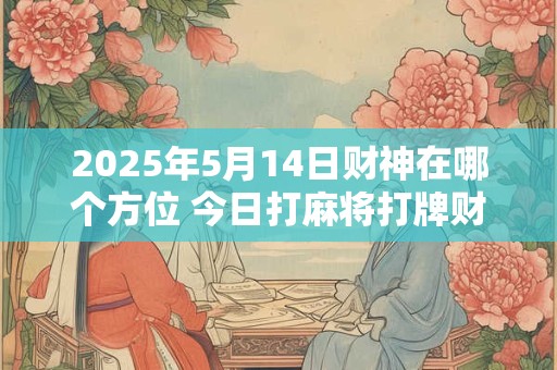2025年5月14日财神在哪个方位 今日打麻将打牌财运方位