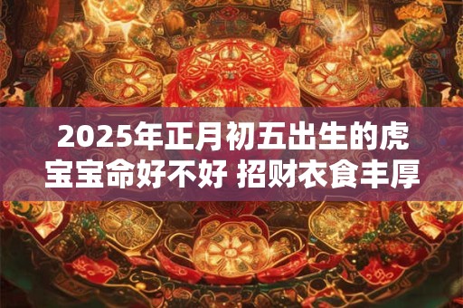 2025年正月初五出生的虎宝宝命好不好 招财衣食丰厚