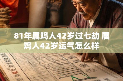 81年属鸡人42岁过七劫 属鸡人42岁运气怎么样 81年属鸡人42岁过七劫 属鸡人42岁运气怎么样