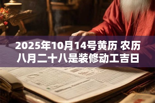 2025年10月14号黄历 农历八月二十八是装修动工吉日吗