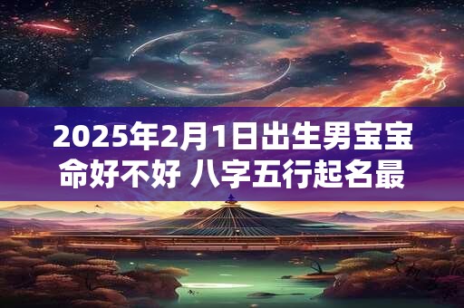 2025年2月1日出生男宝宝命好不好 八字五行起名最全款 2025年2月1日出生男宝宝命好不好 八字五行起名最全款