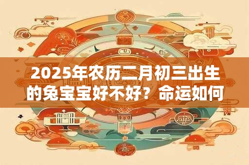 2025年农历二月初三出生的兔宝宝好不好？命运如何？
