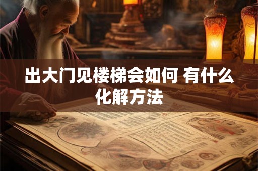 出大门见楼梯会如何 有什么化解方法