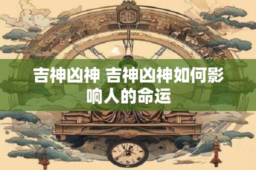 吉神凶神 吉神凶神如何影响人的命运 吉神凶神 吉神凶神如何影响人的命运