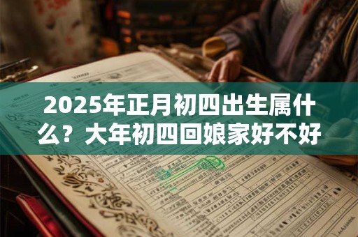 2026年正月初四出生属什么？大年初四回娘家好不好？