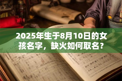 2025年生于8月10日的女孩名字,缺火如何取名? 2025年生于8月10日的女孩名字,缺火如何取名?
