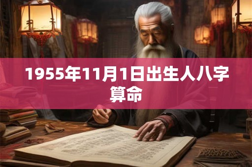 1955年11月1日出生人八字算命 1955年11月1日出生人八字算命