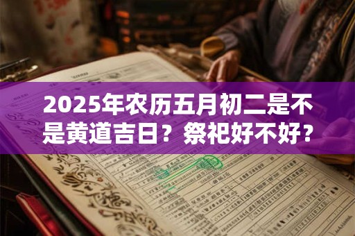 2025年农历五月初二是不是黄道吉日?祭祀好不好? 2025年农历五月初二是不是黄道吉日?祭祀好不好?