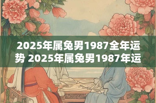 2025年属兔男1987全年运势 2025年属兔男1987年运势如何