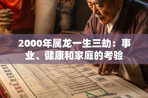 2000年属龙一生三劫：事业、健康和家庭的考验