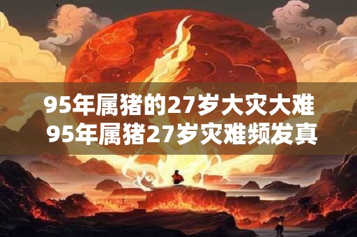 95年属猪的27岁大灾大难 95年属猪27岁灾难频发真的吗