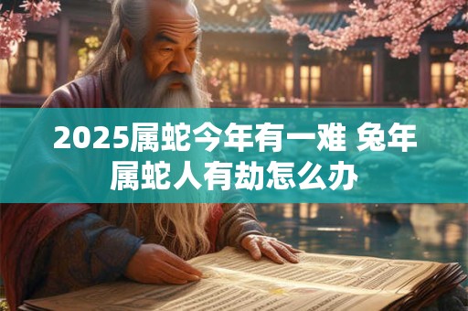 2025属蛇今年有一难 兔年属蛇人有劫怎么办